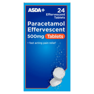 24 Paracetamol Effervescent 500mg Tablets thumbnail 2