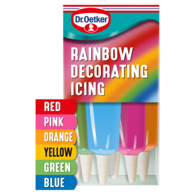 Rainbow Decorating Icing 6 x 19g (114g) thumbnail 2