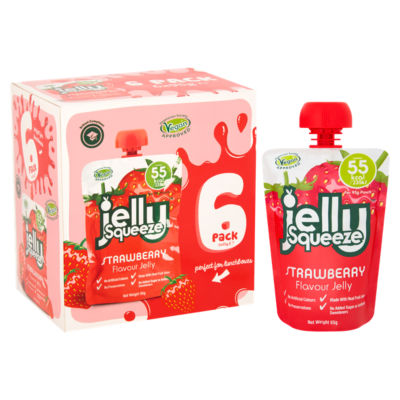 Strawberry Flavour Jelly 6 x 95g thumbnail 3