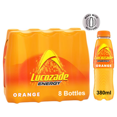 Energy Drink Orange 8 x 380ml Multipack thumbnail 2
