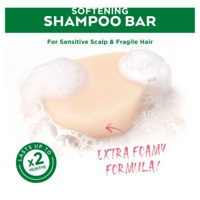 Garnier Ultimate Blends Delicate Oat Softening Shampoo Bar for Sensitive Scalp & Fragile Hair 60g thumbnail 3