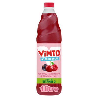 Real Fruit Squash Cherry, Raspberry & Blackcurrant 1 Litre thumbnail 2