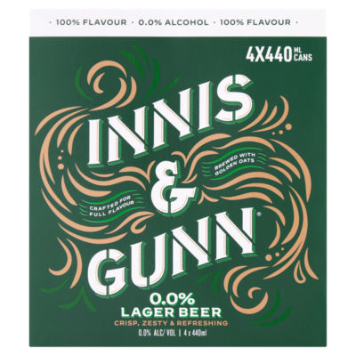 0.0% Lager Beer 4 x 440ml