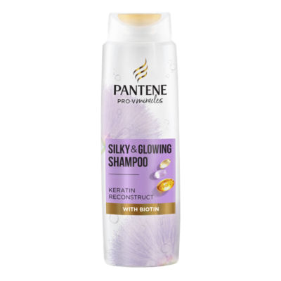 Silky & Glowing Shampoo with Biotin & Keratin Reconstruct 400ml for Dry Hair thumbnail 2