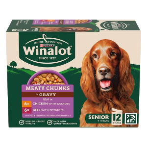 Meaty Chunks Senior Mixed in Gravy Wet Dog Food 12x100g thumbnail 2