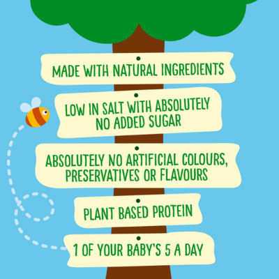 by Nature Saucy Pasta Stars with Beans & Carrot Baby Food Jar 7+ Months 200g thumbnail 3