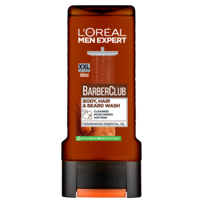 L'Oreal Men Expert Barber Club Body & Hair & Beard Wash 400ml thumbnail 2