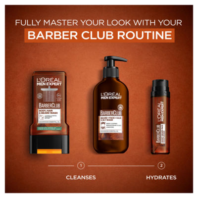L'Oreal Men Expert Barber Club Body & Hair & Beard Wash 400ml thumbnail 4