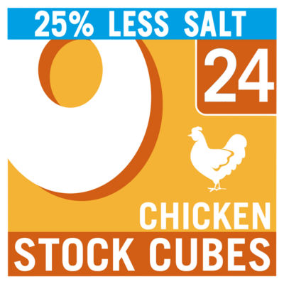 Oxo 24 Reduced Salt Chicken Stock Cubes 142g thumbnail 2