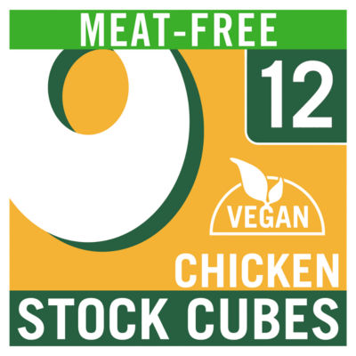 Oxo 12 Meat-Free Vegan Chicken Flavour Stock Cubes 71g thumbnail 2