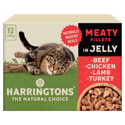 Wet Cat Food Pouches Meat in Jelly 12x85g thumbnail 2