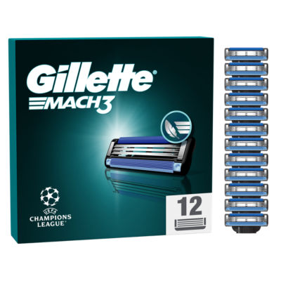 UEFA Champions League Special Edition  Mach3 Razor Blades x12