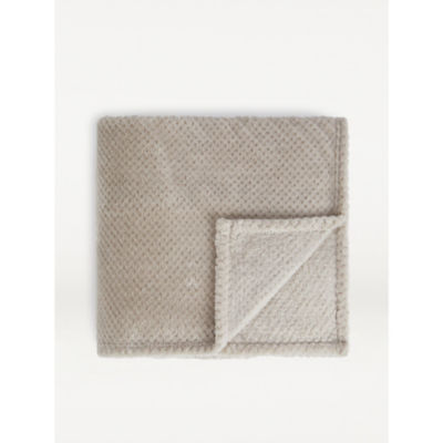 Natural Waffle Super Soft Throw thumbnail 2