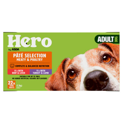 Hero Adult Meat & Poultry Selection in Pâté 22 x 150g (3.3kg) thumbnail 2