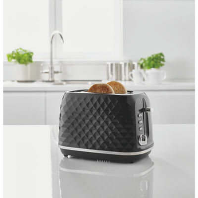 Black diamond effect Toaster- 2 slice thumbnail 3