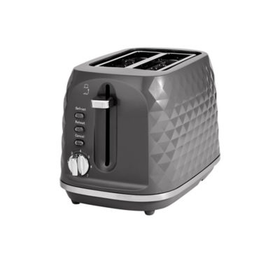 Grey textured 2 Slice Toaster thumbnail 2