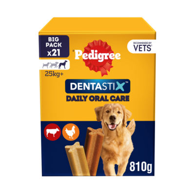 PEDIGREE® DENTASTIX™ Daily Dental Chews Large Dog Treat 21 Sticks