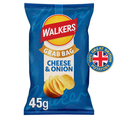 Walkers Cheese & Onion Crisps