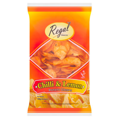 Chilli & Lemon Potato Crisps 300g thumbnail 2
