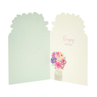 Vase of Flowers Birthday Card thumbnail 3
