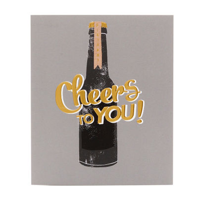 Beer Bottle Birthday Card thumbnail 2