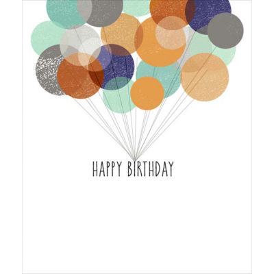 Foil Balloons Birthday Card thumbnail 2