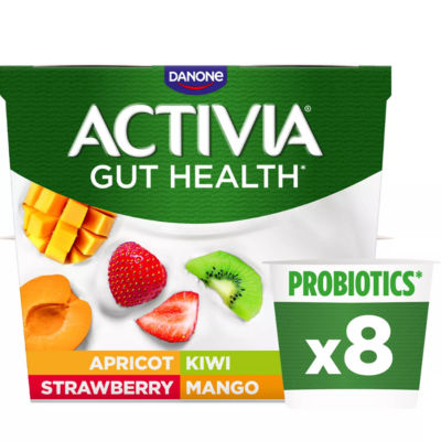 Strawberry & Mixed Fruit Gut Health Yoghurt Multipack 8x115g thumbnail 2