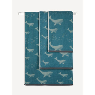 Small Blue Whale Hand Towel thumbnail 3