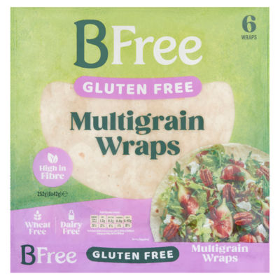 Gluten Free Multigrain Wraps 6 Pack thumbnail 2