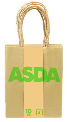 ASDA Paper Bags 10 Pack