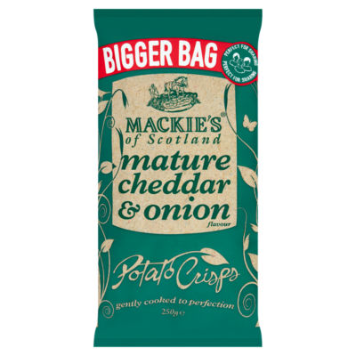 Mature Cheddar & Onion Flavour Potato Crisps