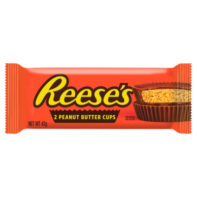 Milk Chocolate and Peanut Butter Cups, 2 Pack, 42g