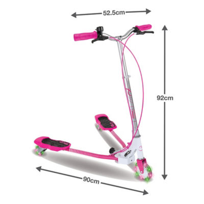 Light Up Junior V-Flex Scooter - Pink thumbnail 4