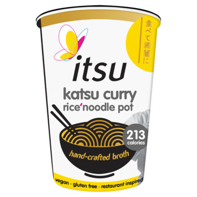 itsu katsu curry instant noodles & broth pot 63g thumbnail 2