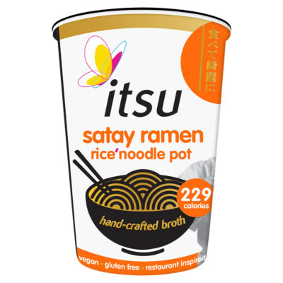 itsu Satay Rice Noodles Cup