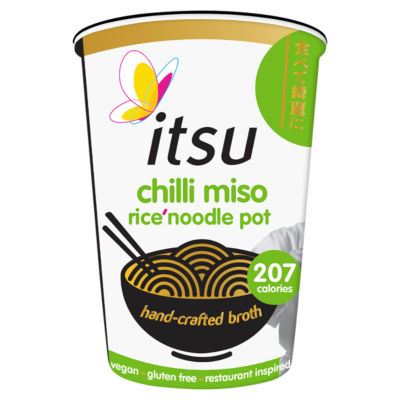 itsu Chilli Miso Rice Noodles Cup