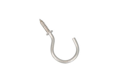 10 x Chrome plated cup hooks thumbnail 3