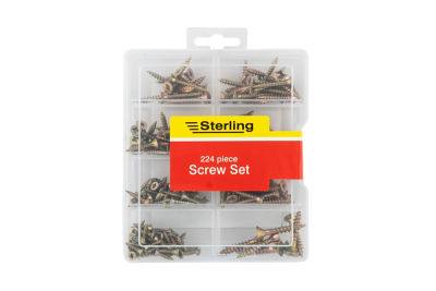 224 piece wood screw kit thumbnail 2