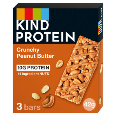 Protein Crunchy Peanut Butter 3 x 42g (126g) thumbnail 2