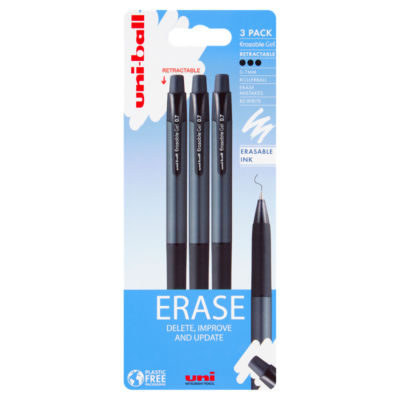 uni-ball Erasable Gel Pens 3 Pack thumbnail 2