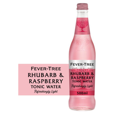 Refreshingly Light Rhubarb & Raspberry Tonic Water 500ml thumbnail 2