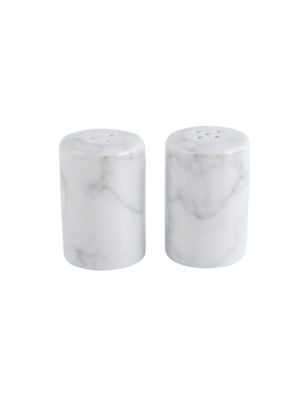 George Home Marble Salt And Pepper Set