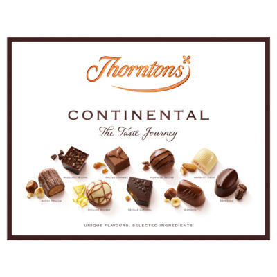Continental Collection Milk, Dark & White Chocolate Gift Box 264g thumbnail 2