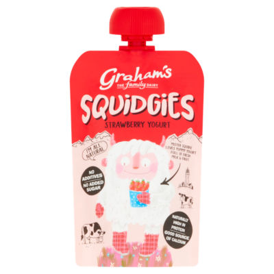 The Family Dairy Squidgies Strawberry Yogurt 100g
