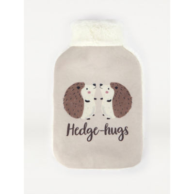 Natural Hedgehog Hot Water Bottle thumbnail 2