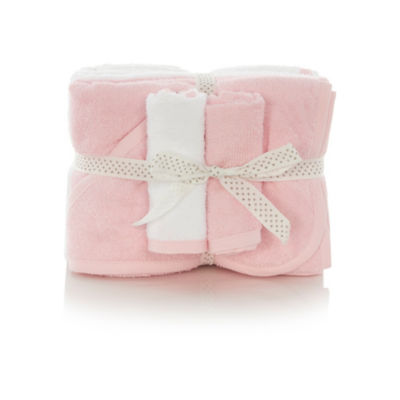Pink Towels and Flannel Set thumbnail 2