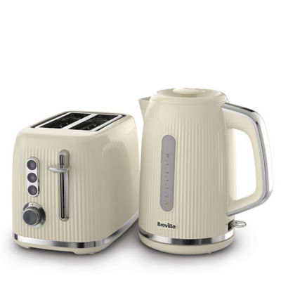 Bold Vanilla Cream 2-Slice Toaster Cream & Silver Chrome VTR003 thumbnail 4