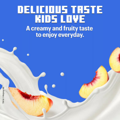 Kids Peach Yoghurt Drink Lunchbox Snack, 4x100g thumbnail 4