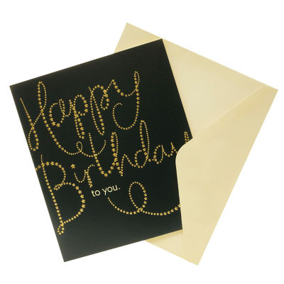 Gold Lettering Birthday Card thumbnail 4