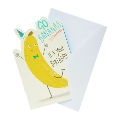 Go Bananas Die Cut Birthday Card thumbnail 4
